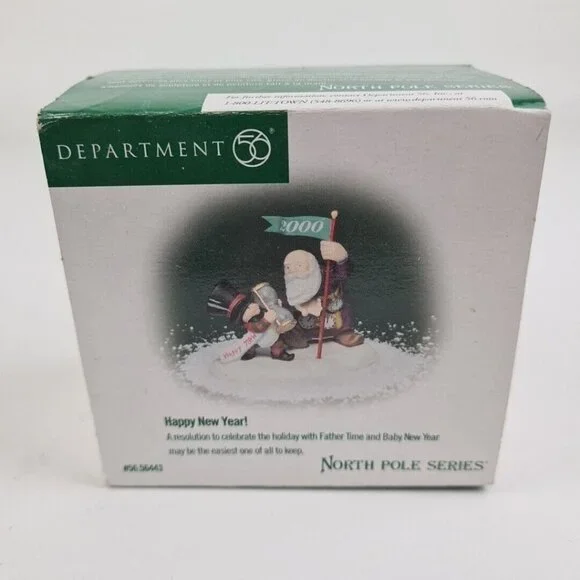 Department 56 "Happy New Year!" 1999 North Pole Accessory 56443 - Picture 1 of 7